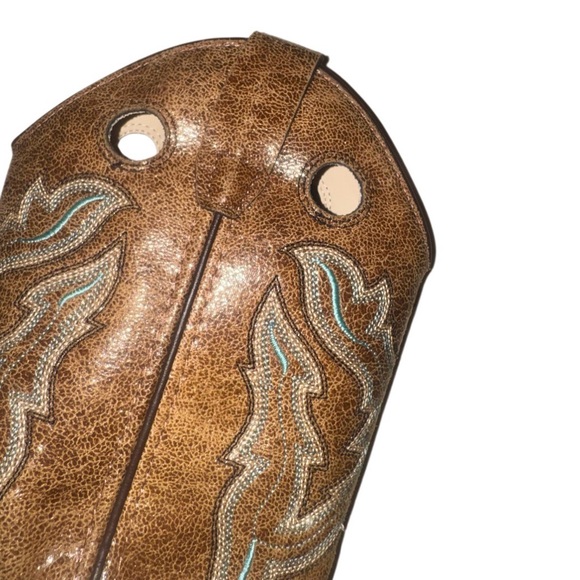 OLD WEST CROC cowboy western  boots boys size 3 - Picture 8 of 17